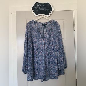 Faith + Zoe kamran long sleeve blouse